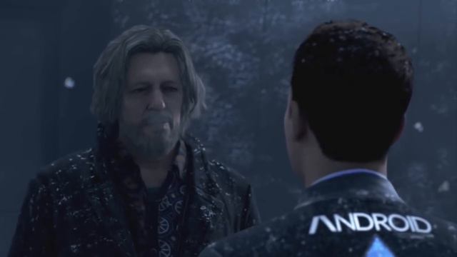 Connor confessed his drunk story to Hank『Detroit: become human』 смотреть онлайн