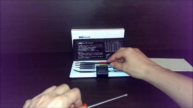 Tsubosan портативные твердомеры царапающие - тарированные напильники (комплект из 6 шт.). смотреть онлайн