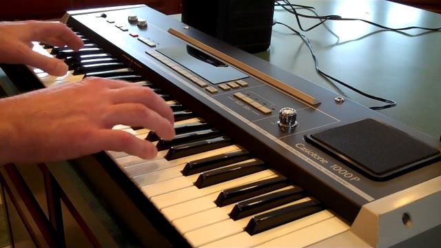 Casio Synthesizer - Casiotone 1000p - Just the Presets смотреть онлайн