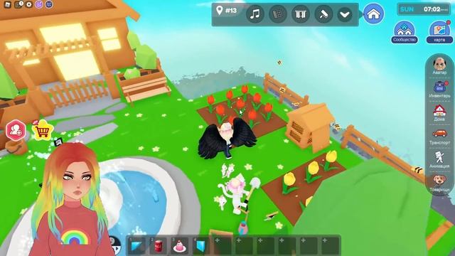 НАСТОЯЩИЙ УЛЕЙ-ХАУС! ДЛЯ НАС ПОСТРОИЛИ ДОМ, МЫ ЖИВЁМ ВМЕСТЕ! Roblox Livetopia смотреть онлайн