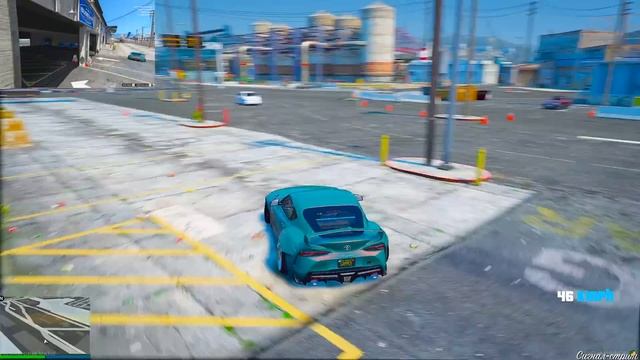 КОШКИ МЫШКИ НА НОВОЙ TOYOTA SUPRA В ГТА 5 ОНЛАЙН ! смотреть онлайн