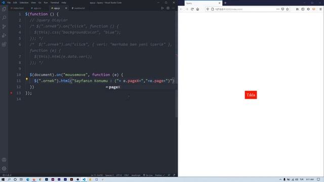 JQuery Dersleri - 11 Olayları Yönetme (Events) смотреть онлайн