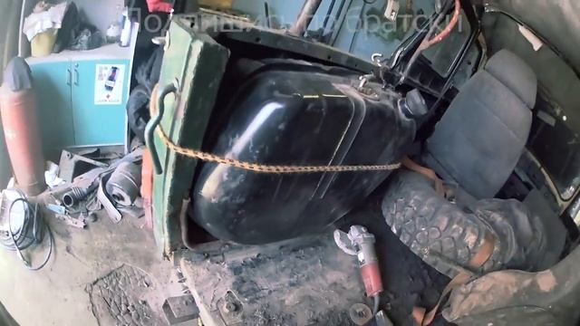 Установка топливного бака в салон Уаз смотреть онлайн