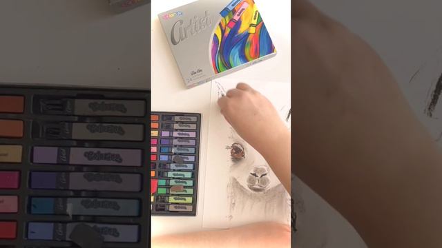Suchý pastel Colorino Artist - Malovaný kamínek смотреть онлайн