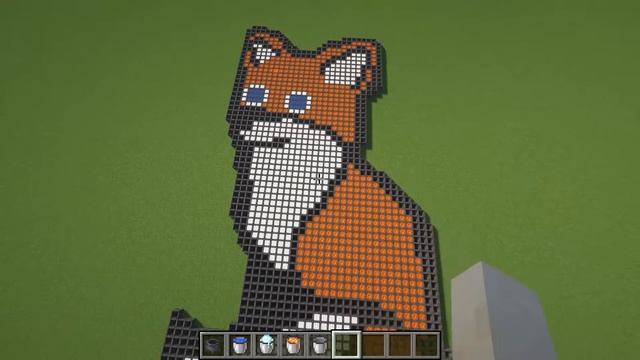 How To Draw in Minecraft | Pixel Art | Fox смотреть онлайн