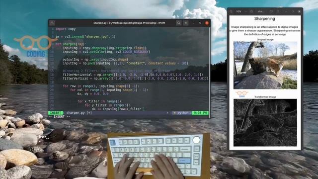 Basic Image Processing with Python | Sharpening Filter смотреть онлайн