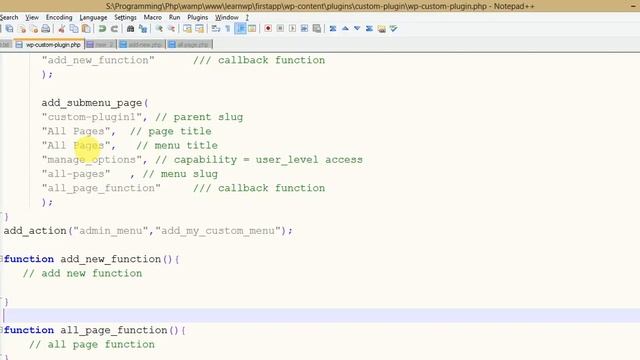 Wordpress Plugin Development tutorial from scratch (Part 5) Manage Wordpress plugin code files смотреть онлайн