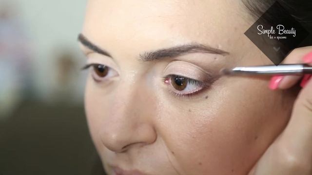 Вечерний макияж для карих глаз / Evening make-up for brown eyes - [Simple Beauty - все о красоте] смотреть онлайн