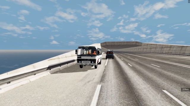 ПОВЕЛИТЕЛЬ ДОРОГИ! АВТОБУС НА СКОРОСТИ 600 КМ/Ч | BeamNG.drive смотреть онлайн