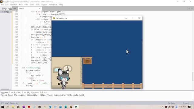 simple sprite animation with pygame смотреть онлайн