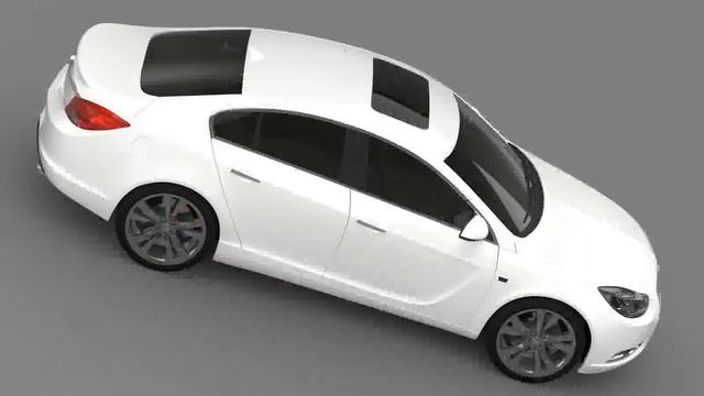 3D Model of Opel Insignia Turbo 2008-13 Review смотреть онлайн