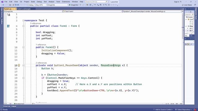How To Move Controls at Runtime (C# Windows Forms Tutorial) смотреть онлайн