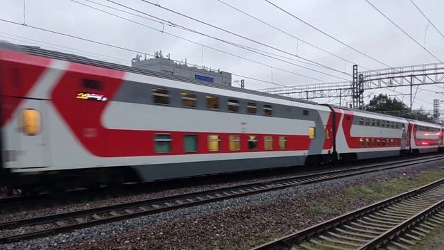 ЭП2К-321 С двухэтажным составом смотреть онлайн