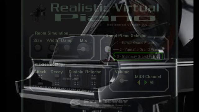 Piano Sonata 11 Alla Turca/Turkish March (Mozart) Steinway Virtual Grand Piano VST VST3 Audio Unit смотреть онлайн