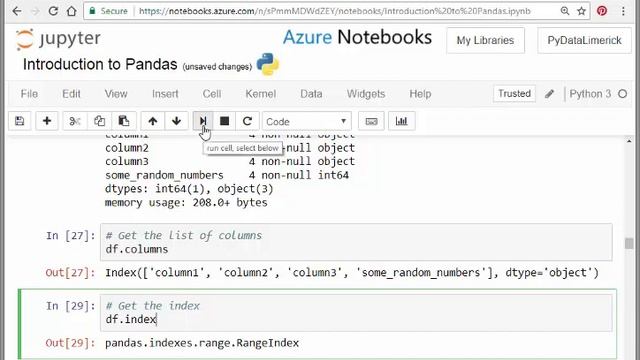 Introduction to Pandas Dataframes - Part 2 смотреть онлайн