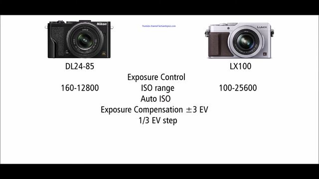 Nikon DL24-85 vs Panasonic LUMIX LX100 смотреть онлайн