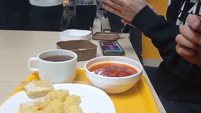 Обзор Еды в Школьной Столовой. Выпуск 1.