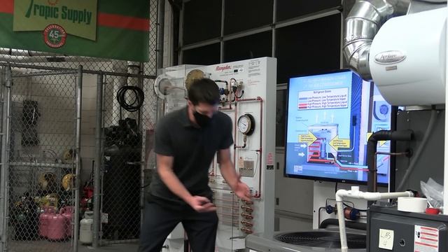 HVAC 1st Year Apprenticeship Class, How An AC Works, Refrigeration Cycle W Bryan Orr- HVAC School