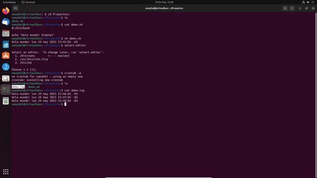 Como utilizar crontab en Linux смотреть онлайн