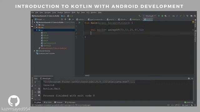 Nexture Summit 2021 | Introduction to Kotlin With Android Development смотреть онлайн