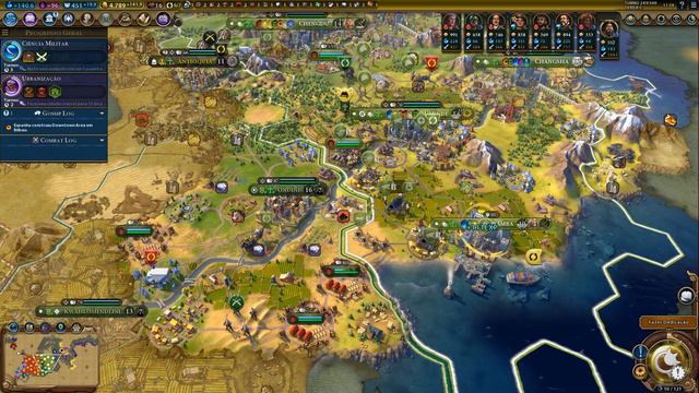 Modernização das tropas! | Civilization 6 China #12 - Rise and Fall Português PT-BR смотреть онлайн