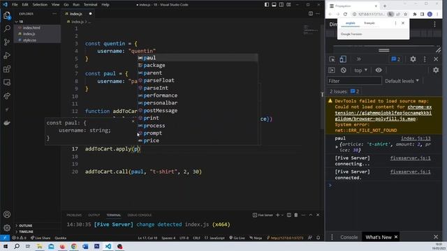 JavaScript #18 - Call, Apply & Bind смотреть онлайн