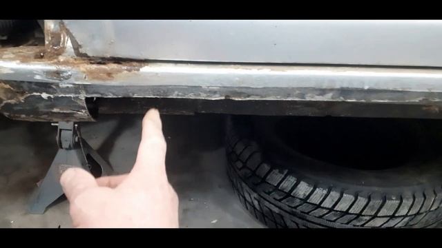 VW Jetta5. Часть №1, замена порогов. смотреть онлайн