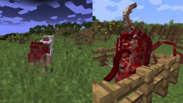The Most TERRIFYING Minecraft Mod Just Got A Brand New Update.. Scape and Run: Parasites Mod