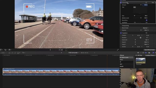 Final Cut Pro X - CAMCORDER EFFECT FOR YOUR INTRO // Viewfinder Trick! смотреть онлайн
