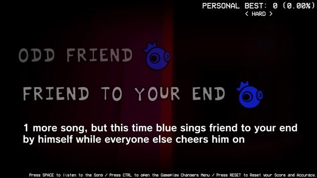 Friday Night Funkin' VS Blue V1 - Rainbow Friends (Roblox Rainbow Friends Chapter 1) (FNF Mod/Hard) смотреть онлайн