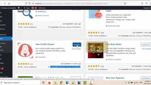 Como actualizar la foto del perfil, WordPress 2021 смотреть онлайн