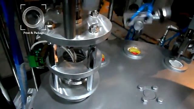 Автоматическая роторная машина для розлива в стаканчики и запайки KIS FIS 900 смотреть онлайн