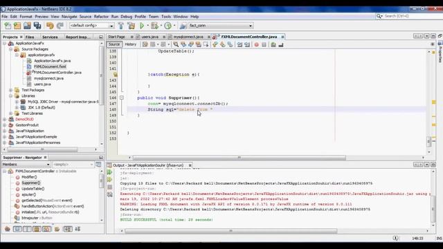 JavaFx scene builder Update , Refresh and Delete from TableView part 3 смотреть онлайн