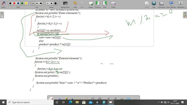 Array Programs - Java смотреть онлайн