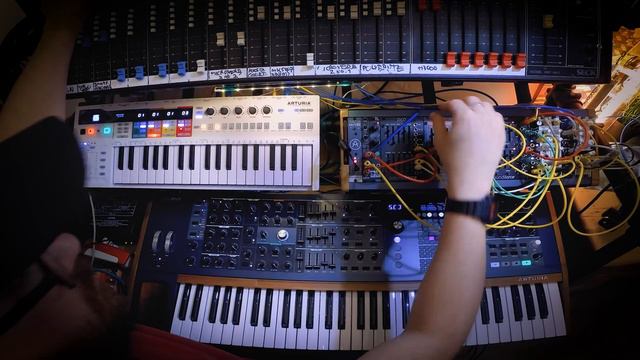 Arturia Keystep Pro Housey Synth Jam: Polybrute, Roland MKS-7, Modular! смотреть онлайн