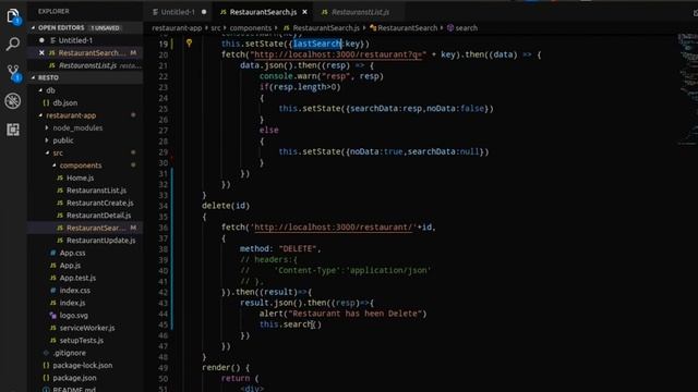 ReactJS Project Tutorial Part 10 - Building a Search API (Part II) | Search API in React | Reactjs смотреть онлайн