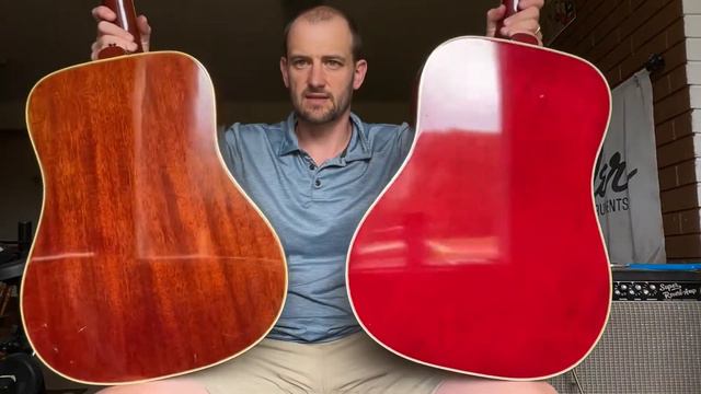 Battle of the birds! 1964 Gibson Hummingbird and 1965 Gibson Dove смотреть онлайн