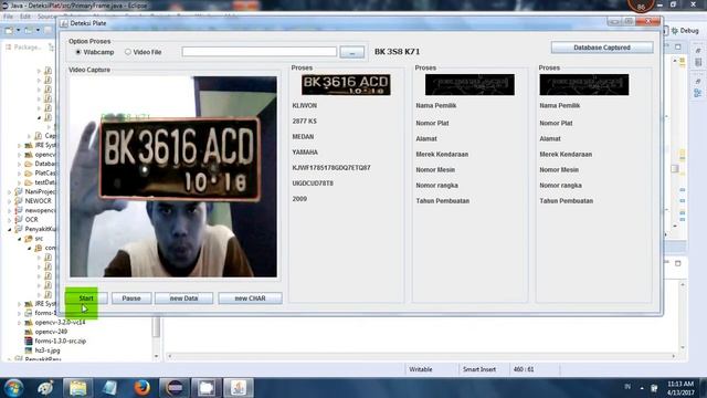 DETEKSI PLAT JAVA ECLIPSE OPENCV смотреть онлайн