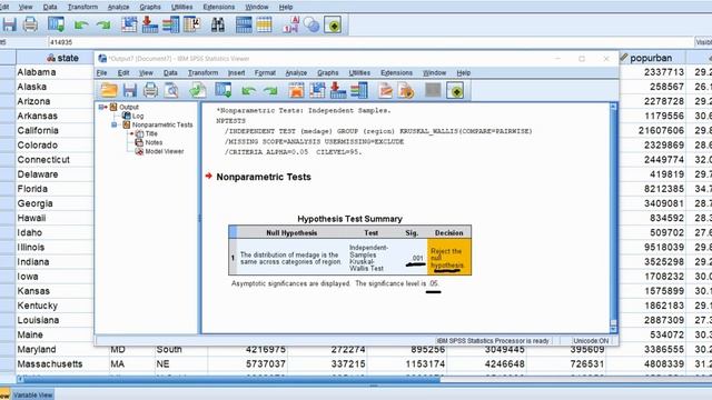How to perform a Kruskal-Wallis one-way ANOVA and Dunn's post hoc tests using SPSS (Feb 2021) смотреть онлайн
