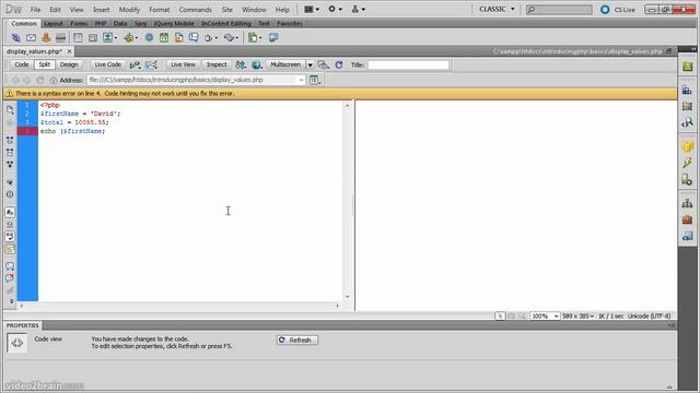 PHP Chapter 2.3 Displaying Text and Numbers смотреть онлайн