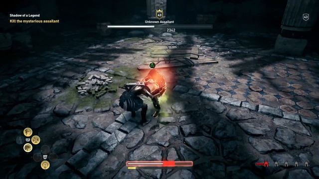 Assassin's Creed Odyssey Legacy of the First Blade DLC Gameplay - Unknown Assailant Boss Fight смотреть онлайн