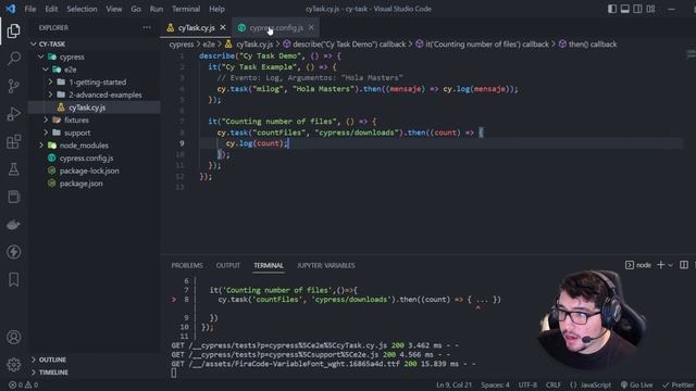 CYPRESS TASK | Execute code in Node смотреть онлайн