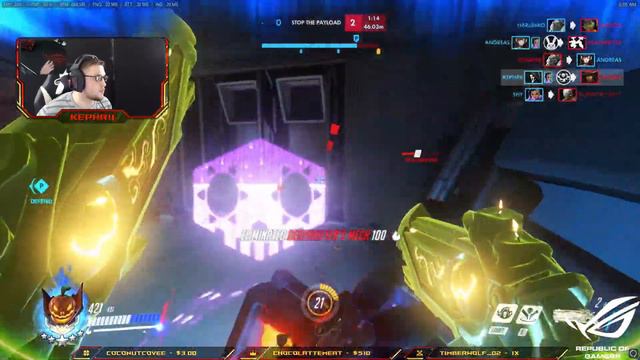 [Overwatch] Kephrii - Hard Carry - 59% Kill Participation смотреть онлайн