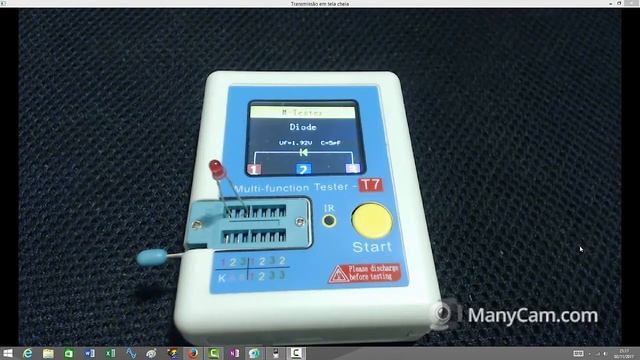 Medidor Multifunção de Componentes Eletrônicos смотреть онлайн