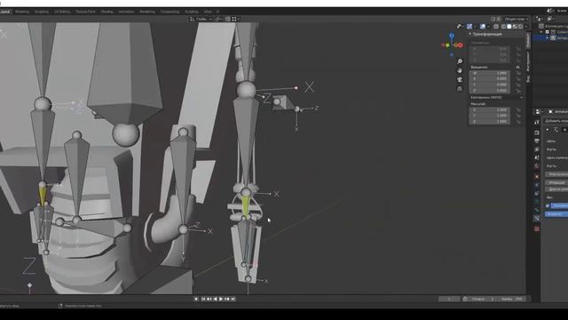 Оживляем робота или анимация в Blender смотреть онлайн