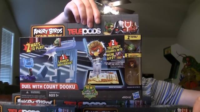 Angry Birds Star Wars Telepods Toy Collection Vlog смотреть онлайн