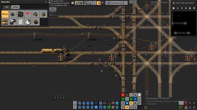 Self-build railway with Recursive Blueprints Factorio смотреть онлайн