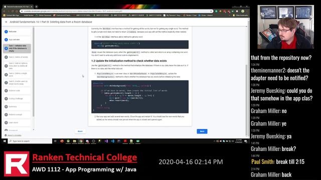 NPR Tech News w/ Architecture Components - Android Lesson 10.1 - AWD 1112 Spring 2020 смотреть онлайн