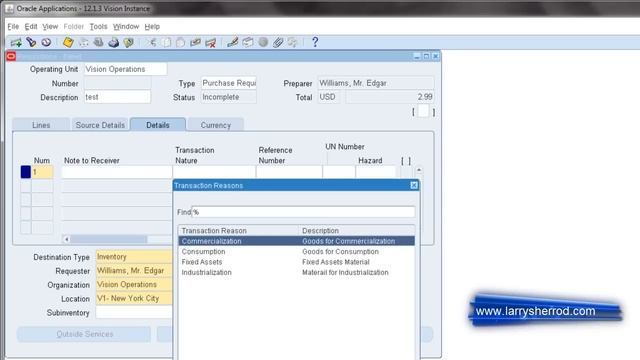 PO Purchase Requisitions, Oracle Applications Training смотреть онлайн