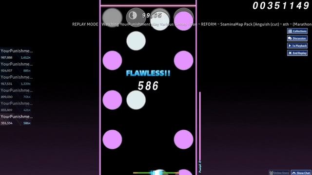 osu!mania: Cherry Blossoms and Broken Streams - Anguish (cut, Reform 8th Stamina, 4.95*) FC 99.66% смотреть онлайн